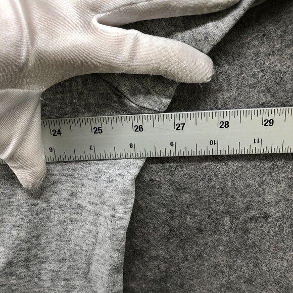 Uniqlo Soft Brushed Crewneck T Shirt Mens XL Gray Long Sleeve Cotton Unisex - Picture 8 of 9